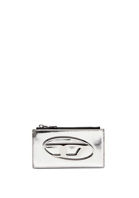 1dr card holder unisex silver DIESEL | X10270 PS202H0535